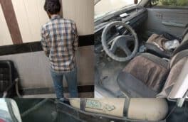 دستگیری سارق و کشف یک دستگاه خودرو سرقتی در سیدان