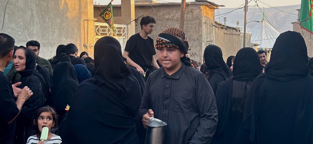 برگزاری مراسم تاسوعای حسینی در شهر سیدان
